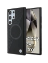 Etui BMW BMHMS24L23RTPK Samsung Galaxy S24 Ultra hardcase Signature Leather Half Textured & Circle MagSafe černý/black