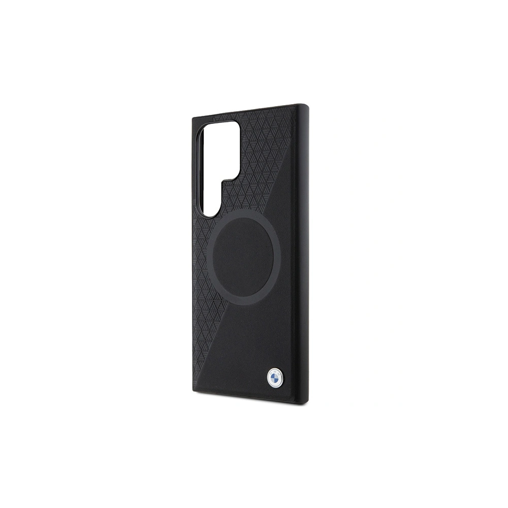 Hurtownia GSM - Case BMW BMHMS24L23RTPK Samsung Galaxy S24 Ultra Hartschale Signature Leder Halbstrukturiert & Circle MagSafe schwarz/black - BMW603 - {ean13} - Hurt