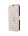 Hurtownia GSM - Etui Guess GUBKP15S4GMGPI Apple iPhone 15 / 14 / 13 book 4G Metal Logo różowy/pink - GUE3270 - {ean13} - Hurt