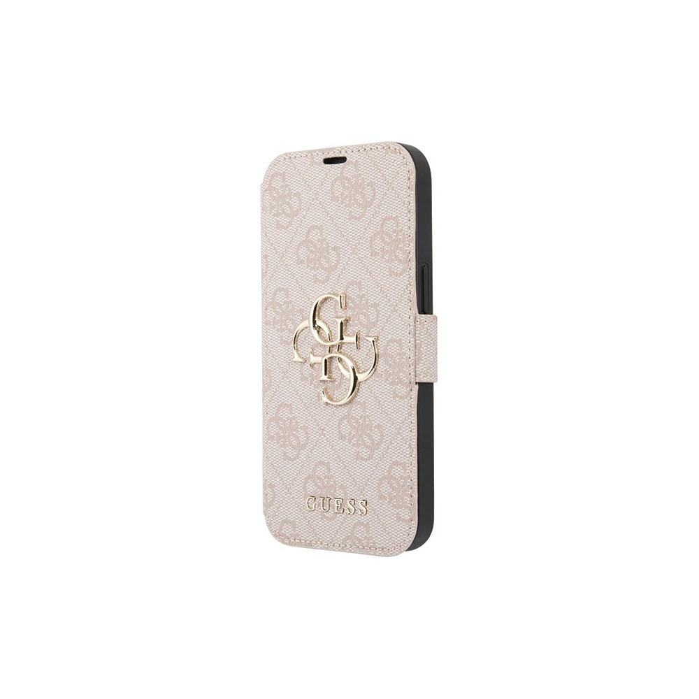 Hurtownia GSM - Etui Guess GUBKP15S4GMGPI Apple iPhone 15 / 14 / 13 book 4G Metal Logo růžový/pink - GUE3270 - {ean13} - Hurt