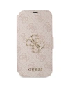 Hurtownia GSM - Etui Guess GUBKP15S4GMGPI Apple iPhone 15 / 14 / 13 book 4G Metal Logo różowy/pink - GUE3270 - {ean13} - Hurt