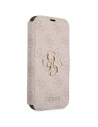 Hurtownia GSM - Etui Guess GUBKP15S4GMGPI Apple iPhone 15 / 14 / 13 book 4G Metal Logo różowy/pink - GUE3270 - {ean13} - Hurt