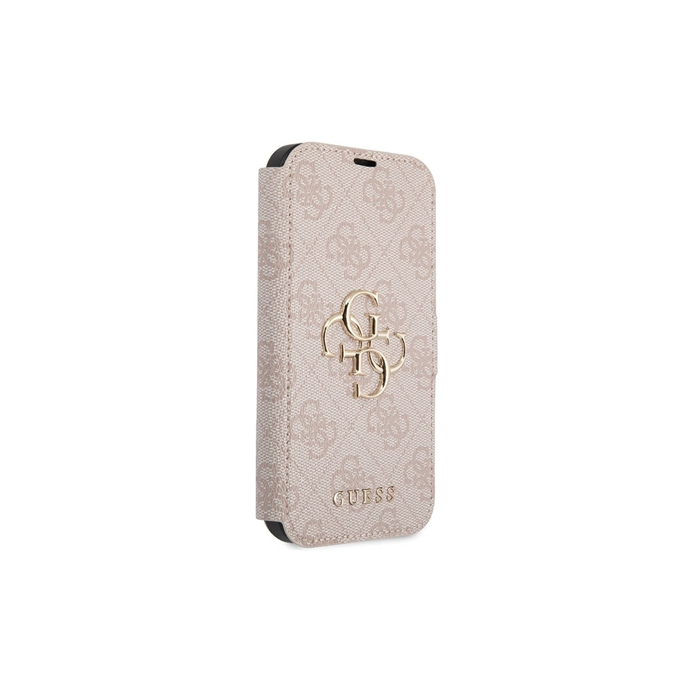 Hurtownia GSM - Etui Guess GUBKP15S4GMGPI Apple iPhone 15 / 14 / 13 book 4G Metal Logo růžový/pink - GUE3270 - {ean13} - Hurt