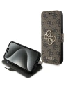 Etui Guess GUBKP15X4GMGBR Apple iPhone 15 Pro Max könyv 4G Fém Logó barna/brown