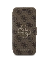 Hurtownia GSM - Etui Guess GUBKP15X4GMGBR Apple iPhone 15 Pro Max könyv 4G Fém Logó barna/brown - GUE3271 - {ean13} - Hurt