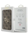 Hurtownia GSM - Etui Guess GUBKP15X4GMGBR Apple iPhone 15 Pro Max book 4G Metal Logo brązowy/brown - GUE3271 - {ean13} - Hurt