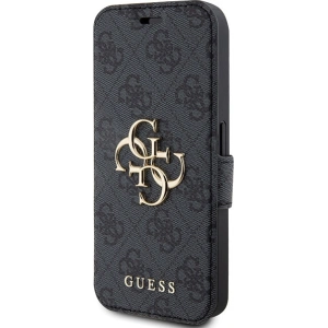 Hurtownia GSM - Case Guess GUBKP15X4GMGGR Apple iPhone 15 Pro Max Buch 4G Metalllogo grau/grey - GUE3272 - {ean13} - Hurt