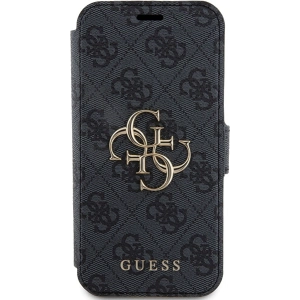 Hurtownia GSM - Case Guess GUBKP15X4GMGGR Apple iPhone 15 Pro Max Buch 4G Metalllogo grau/grey - GUE3272 - {ean13} - Hurt