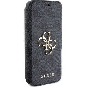 Hurtownia GSM - Case Guess GUBKP15X4GMGGR Apple iPhone 15 Pro Max Buch 4G Metalllogo grau/grey - GUE3272 - {ean13} - Hurt