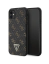 Etui Guess GUHCN61PG4GPK Apple iPhone XR / 11 hardcase 4G Triangle Metal Logo černý/black