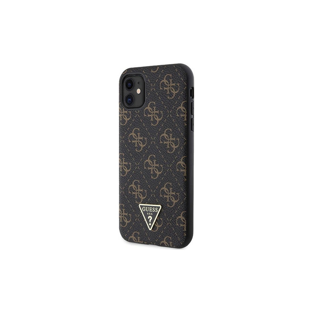 Hurtownia GSM - Case Guess GUHCN61PG4GPK Apple iPhone XR / 11 Hardcase 4G Triangle Metal Logo schwarz/black - GUE3274 - {ean13} - Hurt