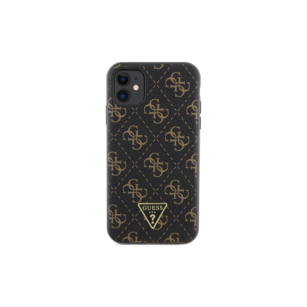 Hurtownia GSM - Case Guess GUHCN61PG4GPK Apple iPhone XR / 11 Hardcase 4G Triangle Metal Logo schwarz/black - GUE3274 - {ean13} - Hurt