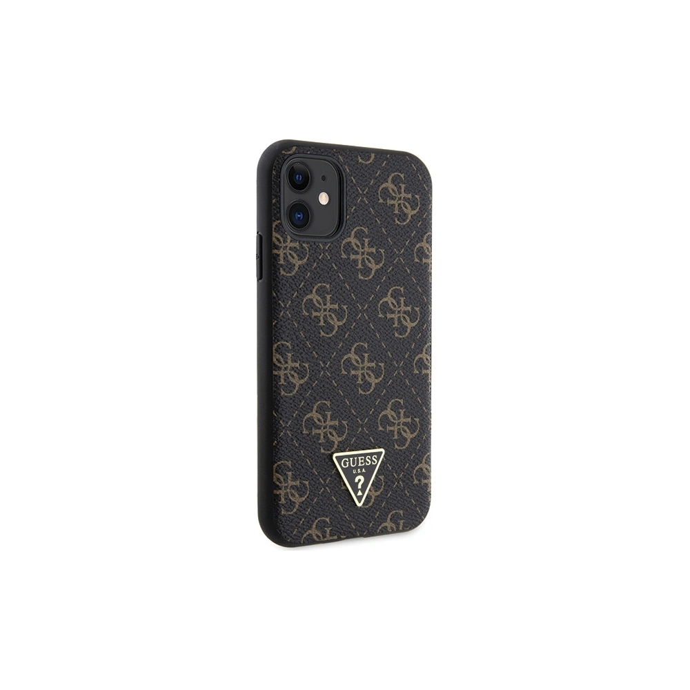 Hurtownia GSM - Case Guess GUHCN61PG4GPK Apple iPhone XR / 11 Hardcase 4G Triangle Metal Logo schwarz/black - GUE3274 - {ean13} - Hurt
