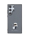 Hurtownia GSM - Case Karl Lagerfeld KLHCS24LPSAKCMPG Samsung Galaxy S24 Ultra Hartschale Saffiano Karl & Choupette Metallpin grau/grey - KLD1873 - {ean13} - Hurt