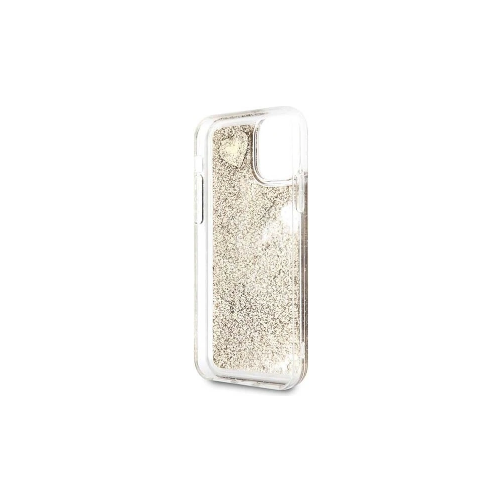 Wholesale Guess GUHCN58GLHFLGO iPhone 11 Pro gold hard case Glitter Hearts - GUE152GLD - {ean13} - Hurt