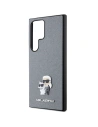 Hurtownia GSM - Case Karl Lagerfeld KLHCS24LPSAKCMPG Samsung Galaxy S24 Ultra Hartschale Saffiano Karl & Choupette Metallpin grau/grey - KLD1873 - {ean13} - Hurt