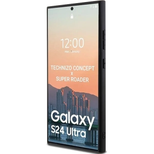 Etui Karl Lagerfeld KLHCS24LPSAKCMPK Samsung Galaxy S24 Ultra hardcase Saffiano Karl & Choupette Metal Pin czarny/black