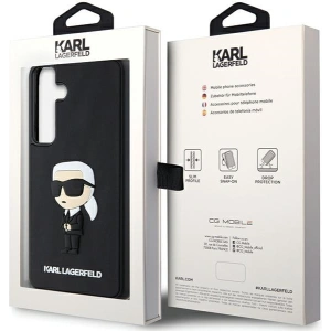 Wholesale Karl Lagerfeld KLHCS24M3DRKINK Samsung Galaxy S24+ Plus hardcase 3D Rubber Ikonik black - KLD1876 - {ean13} - Hurt