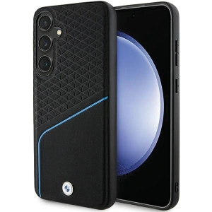 Hurtownia GSM - Etui BMW BMHMS24M23RDCLK Samsung Galaxy S24+ Plus hardcase Signature Leather Textured & Line MagSafe černý/black - BMW605 - {ean13} - Hurt
