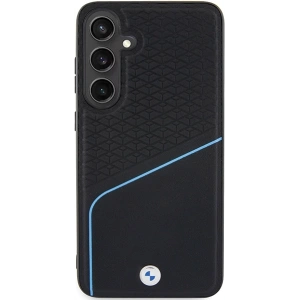 Hurtownia GSM - Etui BMW BMHMS24M23RDCLK Samsung Galaxy S24+ Plus hardcase Signature Leather Textured & Line MagSafe czarny/black - BMW605 - {ean13} - Hurt