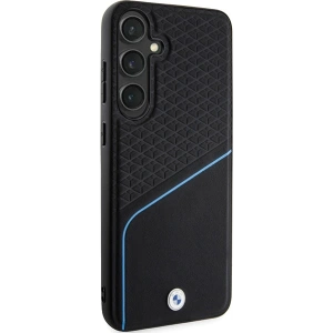Hurtownia GSM - Etui BMW BMHMS24M23RDCLK Samsung Galaxy S24+ Plus hardcase Signature Leather Textured & Line MagSafe czarny/black - BMW605 - {ean13} - Hurt