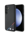 BMW BMHMS24S23PUDTK Samsung Galaxy S24 hardcase Carbon Tricolor Line MagSafe black