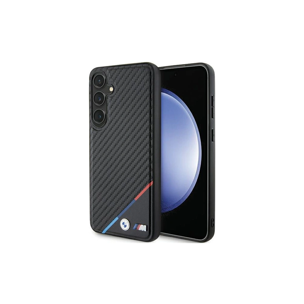 Hurtownia GSM - Etui BMW BMHMS24S23PUDTK Samsung Galaxy S24 hardcase Carbon Tricolor Line MagSafe negru/black - BMW607 - {ean13} - Hurt