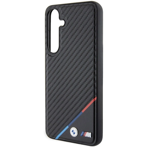 Etui BMW BMHMS24S23PUDTK Samsung Galaxy S24 hardcase Carbon Tricolor Line MagSafe czarny/black