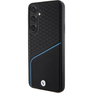 Hurtownia GSM - Etui BMW BMHMS24S23RDCLK Samsung Galaxy S24 hardcase Signature Leather Textured & Line MagSafe černé/black - BMW608 - {ean13} - Hurt