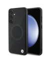 Etui BMW BMHMS24S23RTPK Samsung Galaxy S24 hardcase Signature Leather Half Textured & Circle MagSafe negru/black