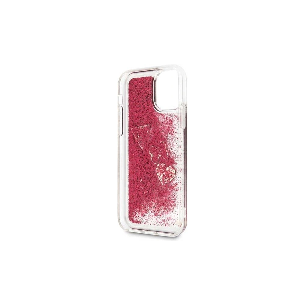 Hurtownia GSM - Etui Guess GUHCN58GLHFLRA Apple iPhone 11 Pro raspberry hard case Glitter Hearts - GUE153HEA - {ean13} - Hurt