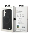 Hurtownia GSM - Etui BMW BMHMS24S23RTPK Samsung Galaxy S24 hardcase Signature Leather Half Textured & Circle MagSafe negru/black - BMW609 - {ean13} - Hurt