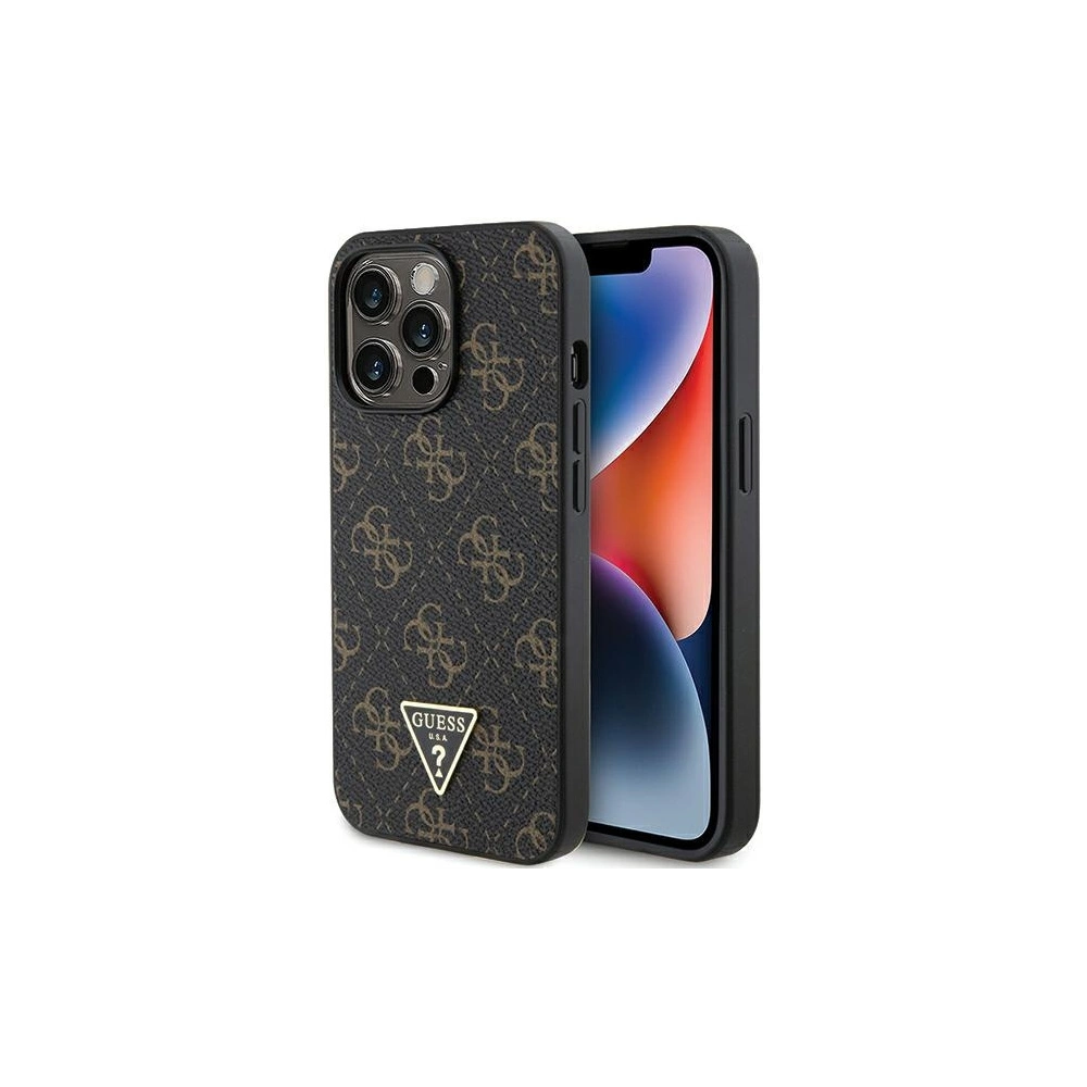 Hurtownia GSM - Etui Guess GUHCP13LPG4GPK Apple iPhone 13 / 13 Pro hardcase 4G Triangle Metal Logo negru/black - GUE3275 - {ean13} - Hurt