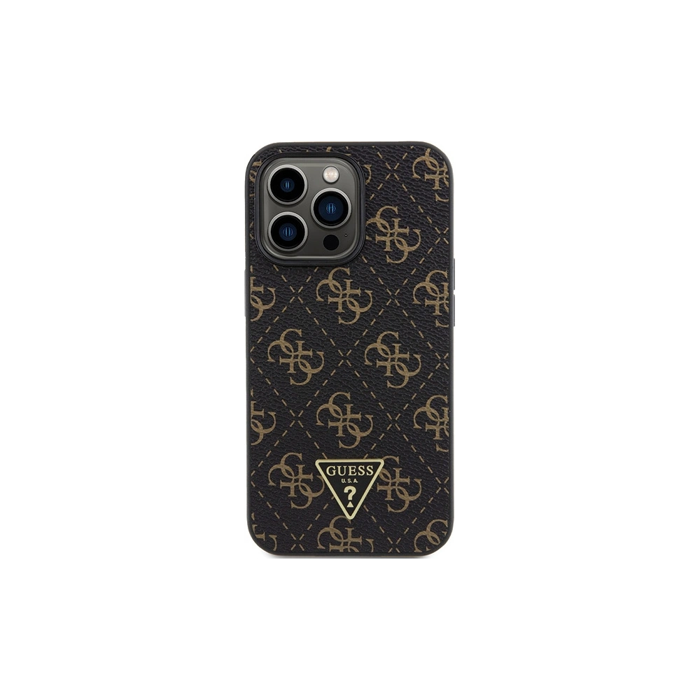 Hurtownia GSM - Etui Guess GUHCP13LPG4GPK Apple iPhone 13 / 13 Pro hardcase 4G Triangle Metal Logo negru/black - GUE3275 - {ean13} - Hurt