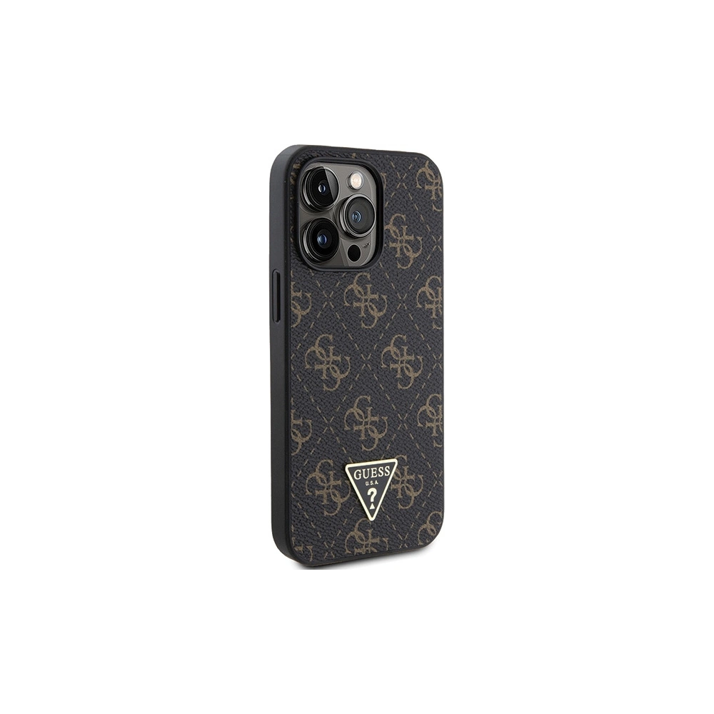Hurtownia GSM - Etui Guess GUHCP13LPG4GPK Apple iPhone 13 / 13 Pro hardcase 4G Triangle Metal Logo negru/black - GUE3275 - {ean13} - Hurt