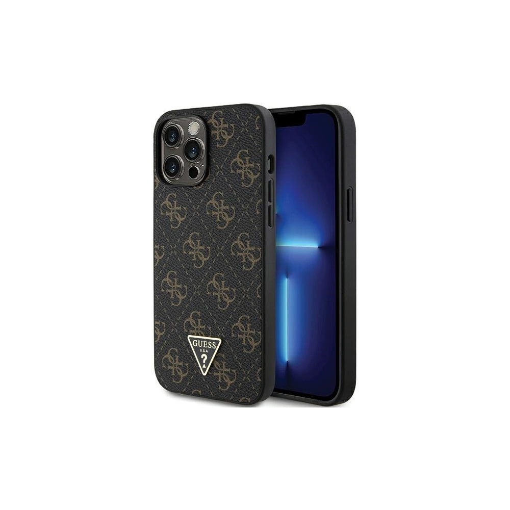 Hurtownia GSM - Etui Guess GUHCP13XPG4GPK Apple iPhone 13 Pro Max hardcase 4G Triangle Metal Logo černý/black - GUE3276 - {ean13} - Hurt