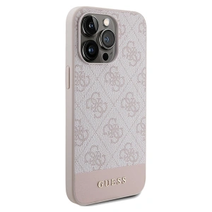 Hurtownia GSM - Etui Guess GUHCP14LG4GLPI Apple iPhone 14 Pro husă dură 4G Stripe Collection roz/pink - GUE3277 - {ean13} - Hurt