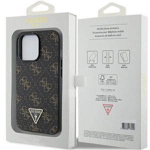 Hurtownia GSM - Etui Guess GUHCP14LPG4GPK Apple iPhone 14 Pro hardcase 4G Triangle Metal Logo negru/black - GUE3278 - {ean13} - Hurt