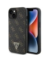 Etui Guess GUHCP14SPG4GPK Apple iPhone 14 / 15 hardcase 4G Triangle Metal Logo negru/black