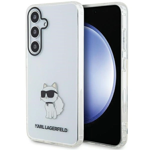 Etui Karl Lagerfeld KLHCS24MHNCHTCT Samsung Galaxy S24+ Plus hardcase IML Choupette transparent
