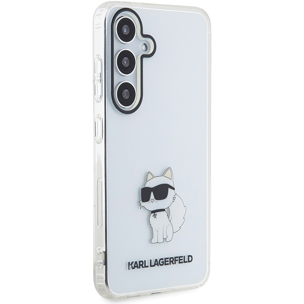 Kryt Karl Lagerfeld KLHCS24MHNCHTCT Samsung Galaxy S24+ Plus hardcase IML Choupette transparent