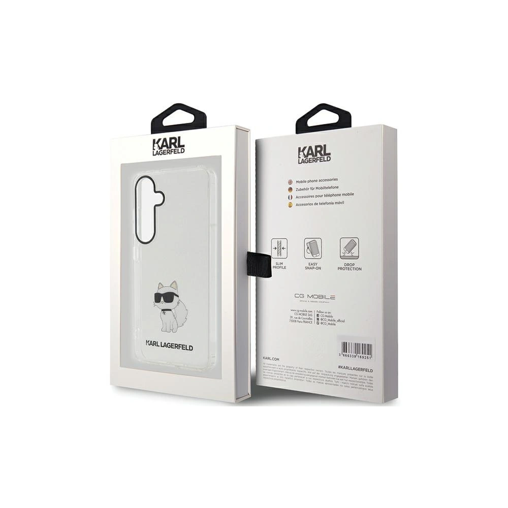 Hurtownia GSM - Etui Karl Lagerfeld KLHCS24MHNCHTCT Samsung Galaxy S24+ Plus tvrdý obal IML Choupette transparentní - KLD1878 - {ean13} - Hurt