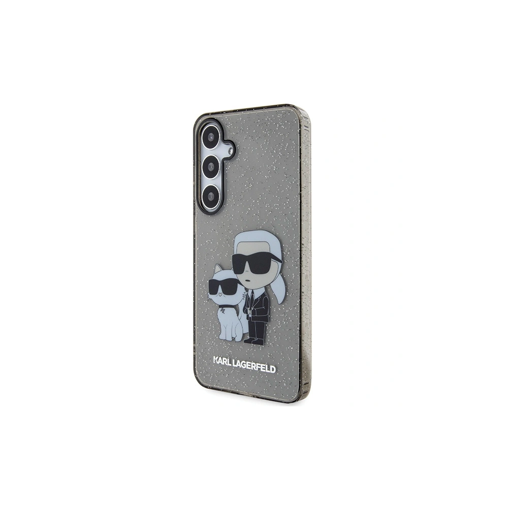 Hurtownia GSM - Etui Karl Lagerfeld KLHCS24MHNKCTGK Samsung Galaxy S24+ Plus tvrdý kryt Glitter Karl&Choupette černý/black - KLD1879 - {ean13} - Hurt
