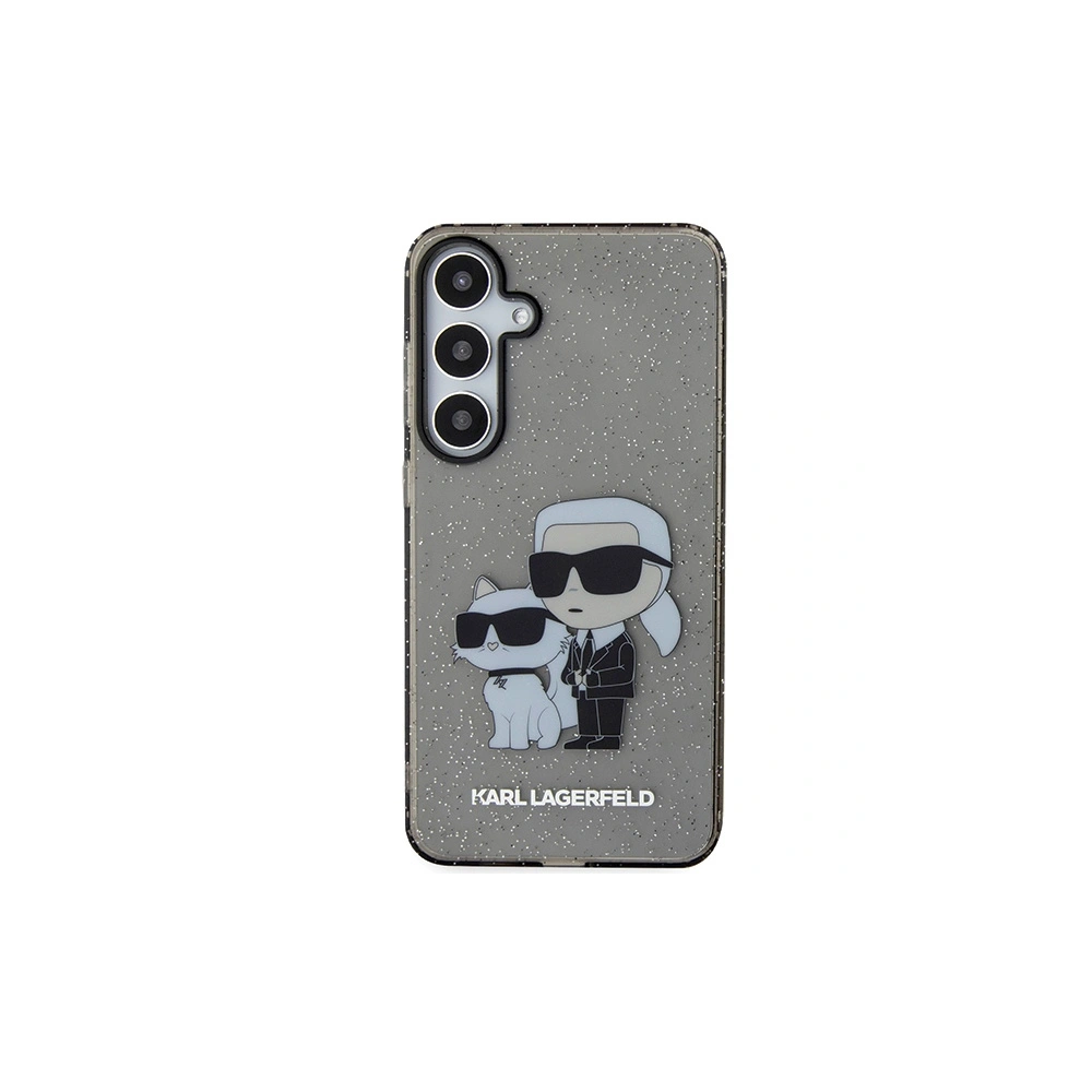 Hurtownia GSM - Etui Karl Lagerfeld KLHCS24MHNKCTGK Samsung Galaxy S24+ Plus tvrdý kryt Glitter Karl&Choupette černý/black - KLD1879 - {ean13} - Hurt