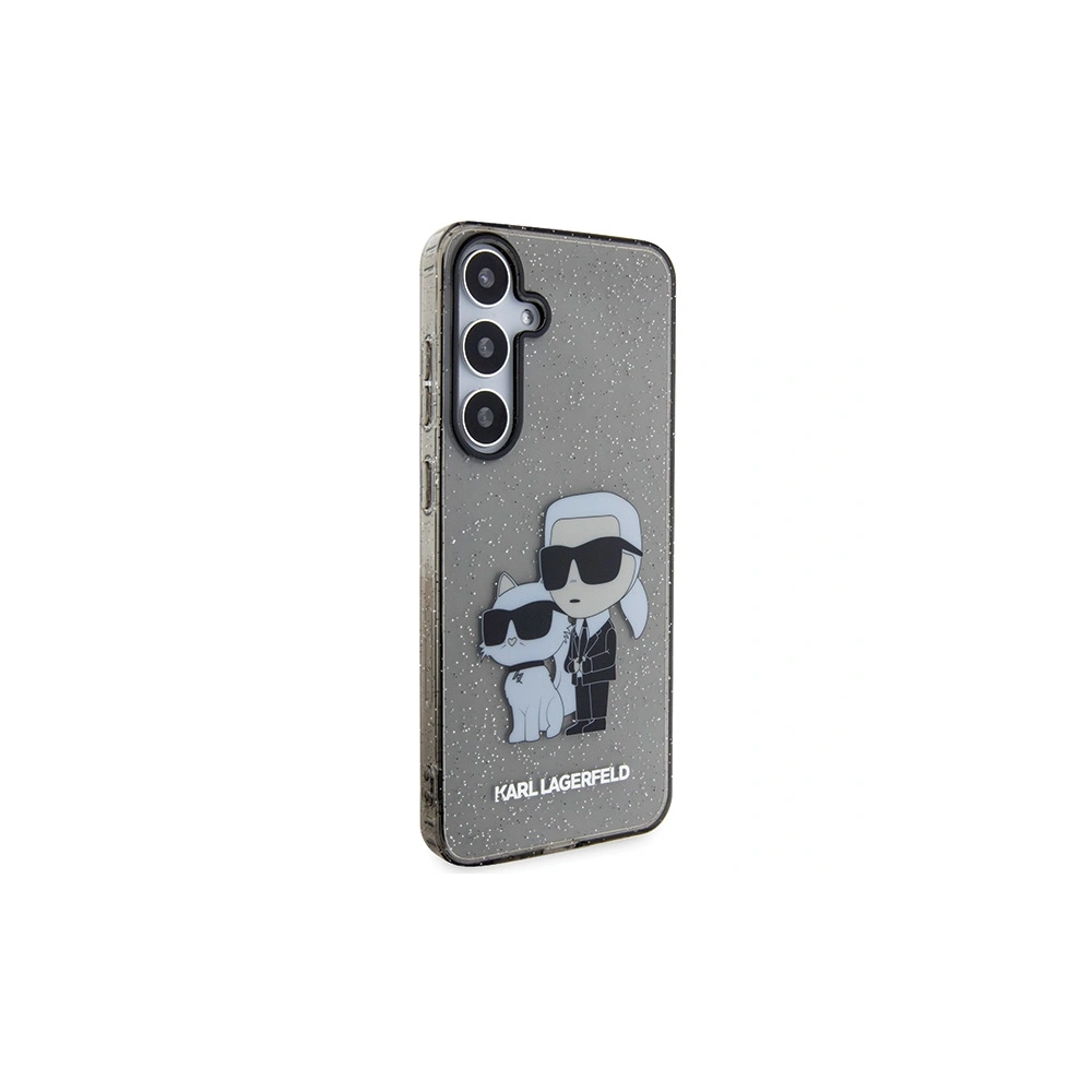 Hurtownia GSM - Etui Karl Lagerfeld KLHCS24MHNKCTGK Samsung Galaxy S24+ Plus tvrdý kryt Glitter Karl&Choupette černý/black - KLD1879 - {ean13} - Hurt