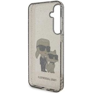 Wholesale Karl Lagerfeld KLHCS24MHNKCTGK Samsung Galaxy S24+ Plus hardcase Glitter Karl&Choupette black - KLD1879 - {ean13} - Hurt