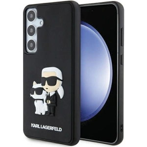 Hurtownia GSM - Etui Karl Lagerfeld KLHCS24S3DRKCNK Samsung Galaxy S24 hardcase 3D Rubber Karl&Choupette černý/black - KLD1882 - {ean13} - Hurt