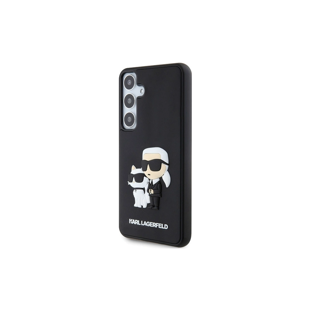 Hurtownia GSM - Etui Karl Lagerfeld KLHCS24S3DRKCNK Samsung Galaxy S24 hardcase 3D Rubber Karl&Choupette černý/black - KLD1882 - {ean13} - Hurt