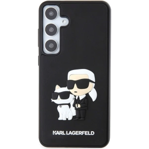 Etui Karl Lagerfeld KLHCS24S3DRKCNK Samsung Galaxy S24 hardcase 3D Rubber Karl&Choupette czarny/black