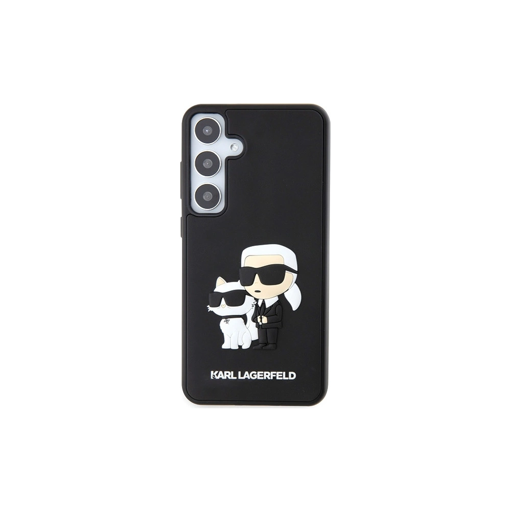 Hurtownia GSM - Etui Karl Lagerfeld KLHCS24S3DRKCNK Samsung Galaxy S24 hardcase 3D Rubber Karl&Choupette negru/black - KLD1882 - {ean13} - Hurt